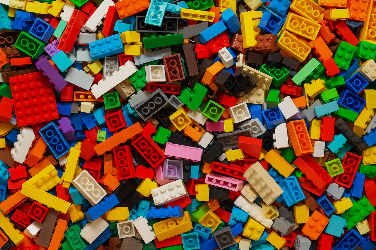 Selección de bloques LEGO originales