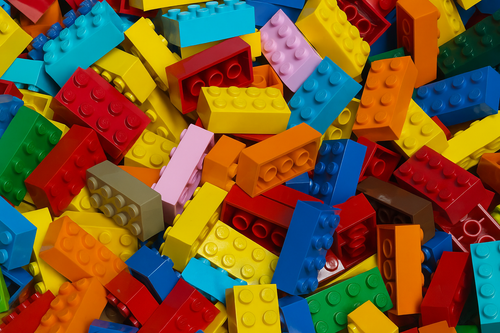 Bloques LEGO predominantes en el Mix